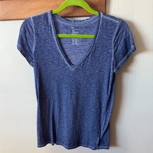 GAP Blue V-Neck Women's Top